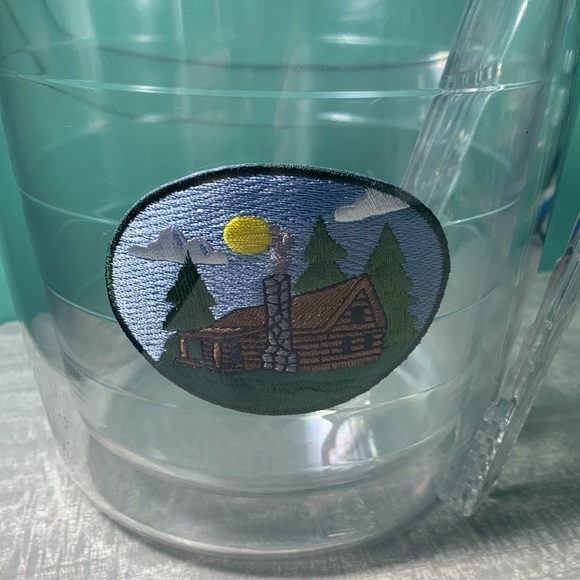 Tervis Ice Bucket & Tongs , Log Cabin theme - Picture 2 of 4